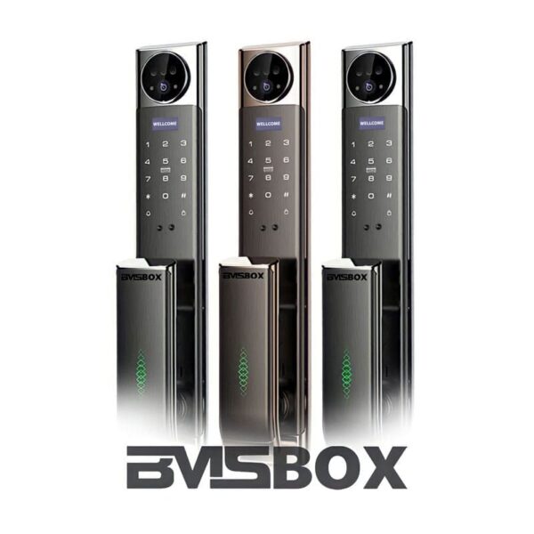 دستگیره هوشمند تشخیص چهره با تماس تصویری برند BMSBOX مدل SLA305