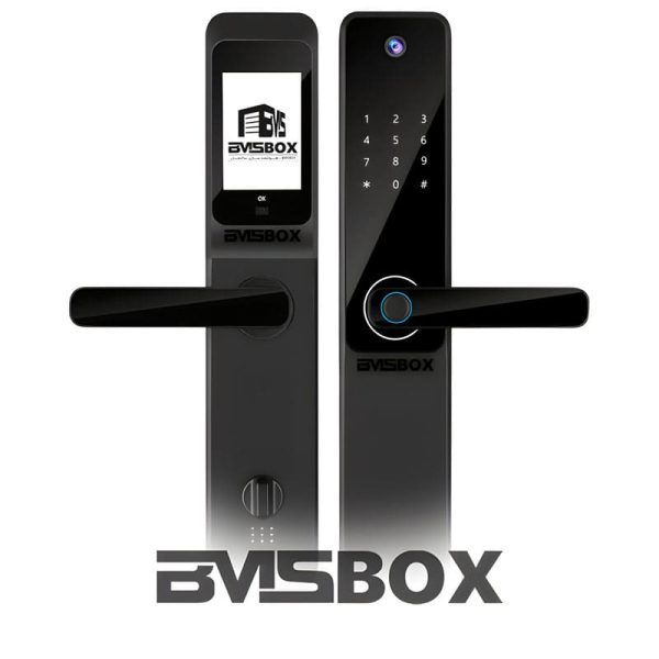 دستگیره هوشمند اهرمی اثر انگشتی برند BMSBOX مدل SLR203