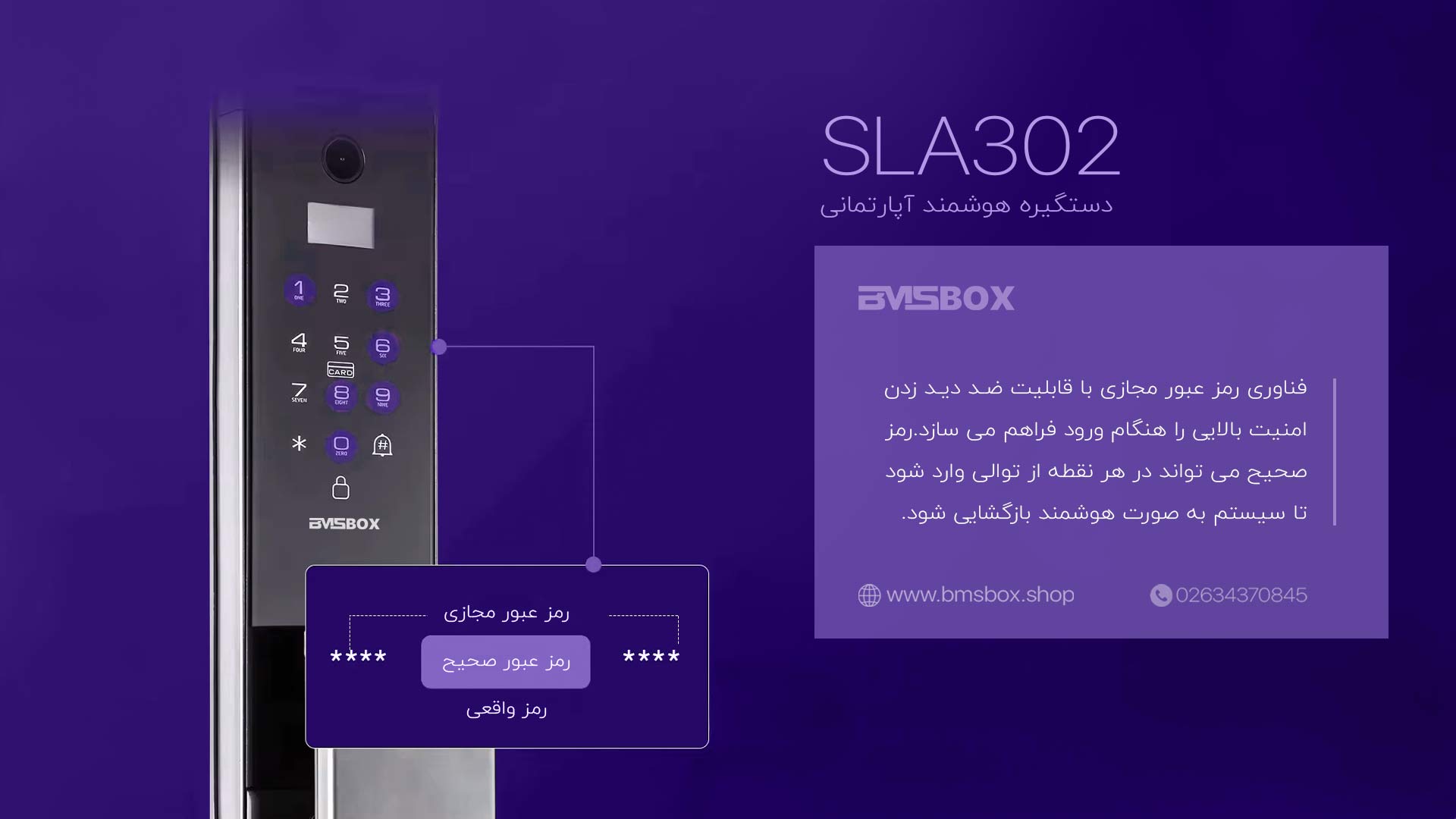 اپلیکیشن U Smart Go؛ کنترل از راه دور دستگیره تشخیص چهره SLA302