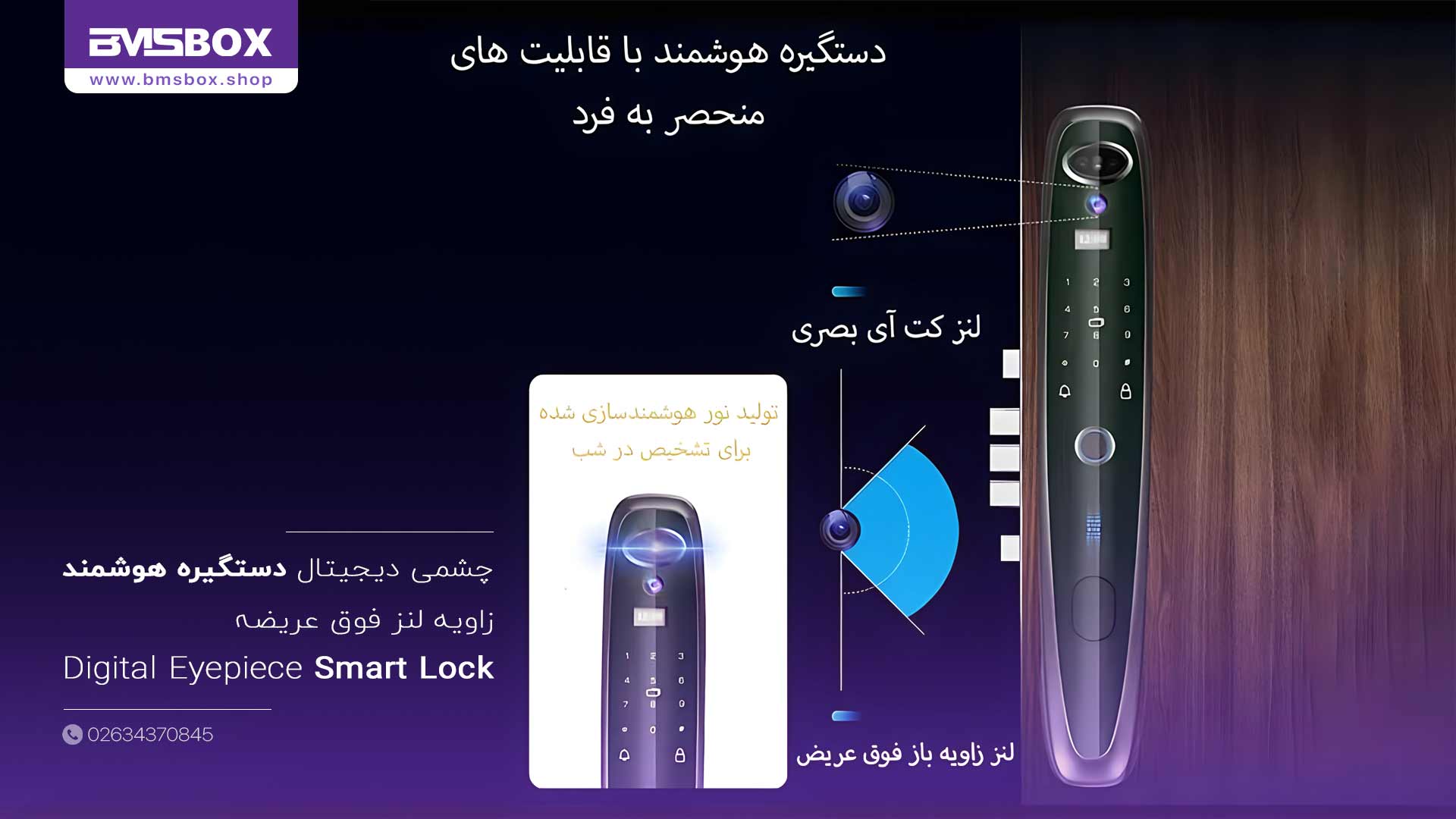 کاربرد چشمی دیجیتال دستگیره هوشمند